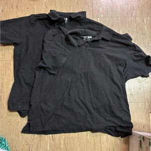 Bundle of 2 5.11 Tactical Black Polo Shirts 3XL *FLAWS